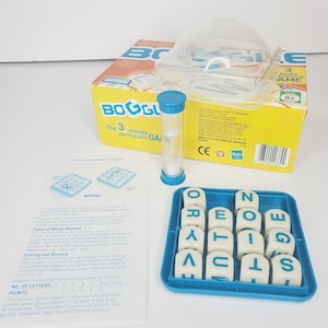 Boggle por Parker Brothers INCOMPLETO faltan 2 letras mueren