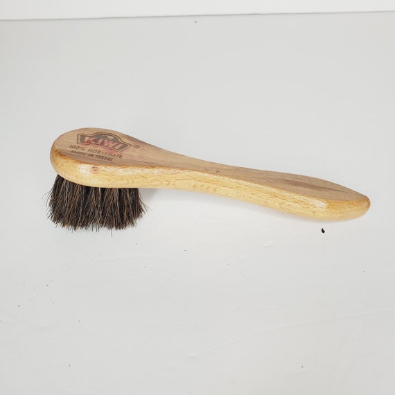 Kiwi Applicator Brush 100% Horsehair Dauber Shoe Polish Made in