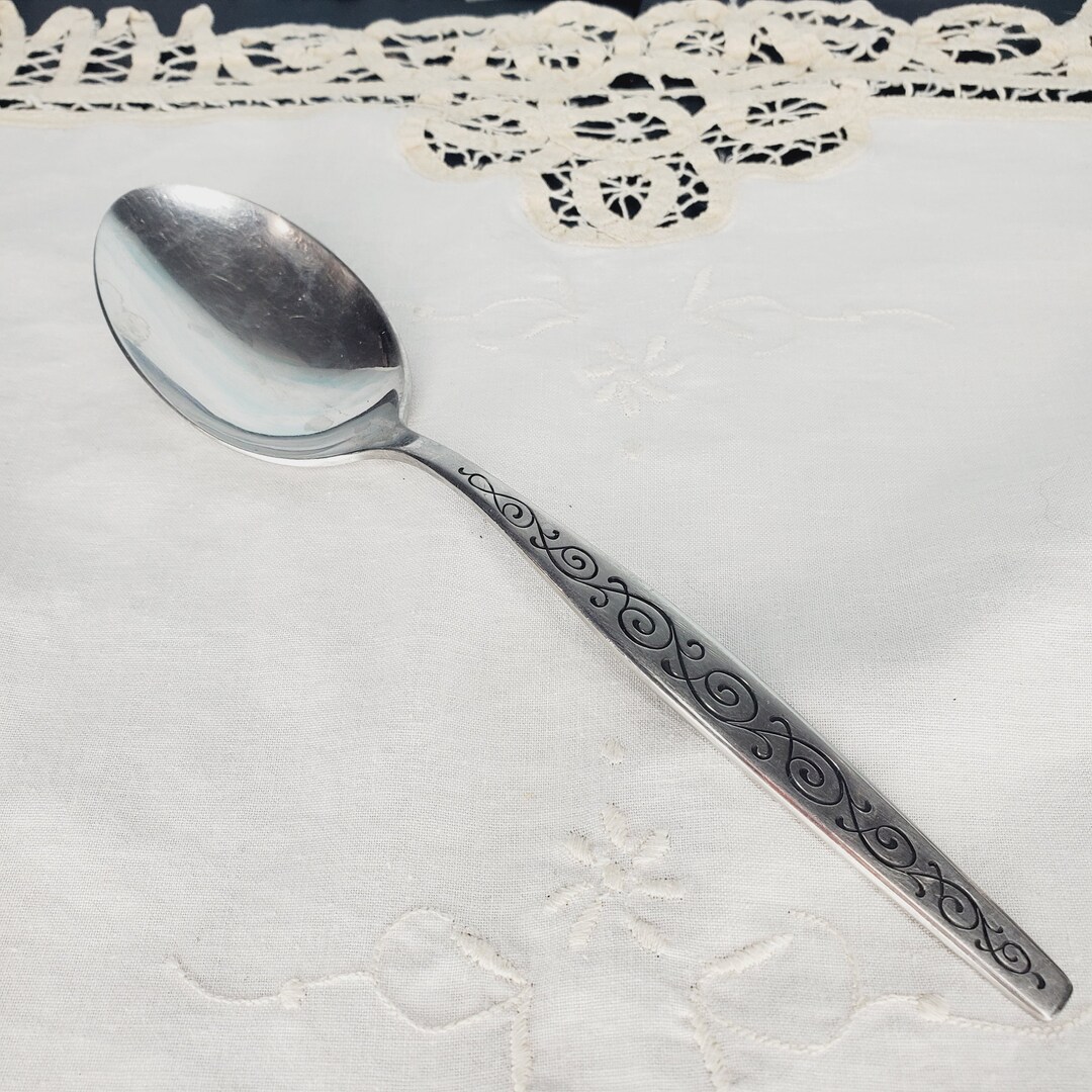 Gorham Stainless Steel Spanish Scroll Pattern Tablespoon - Etsy