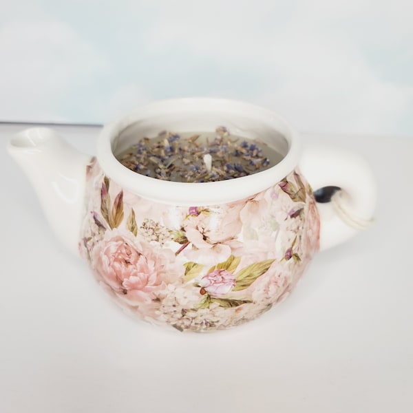 Teapot Candle Etsy
