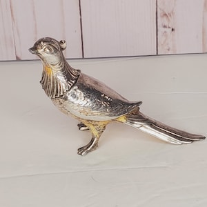 Pheasant Salt Shaker Bird Long Tail WB mfg C -116 BROKEN BEAK