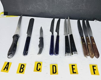 Various Steak Kitchen Knives Sold Individually
