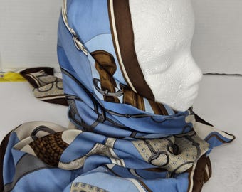 Carlisle 100% Silk Scarf Rectangular 55&quot; x 20&quot; STAINS