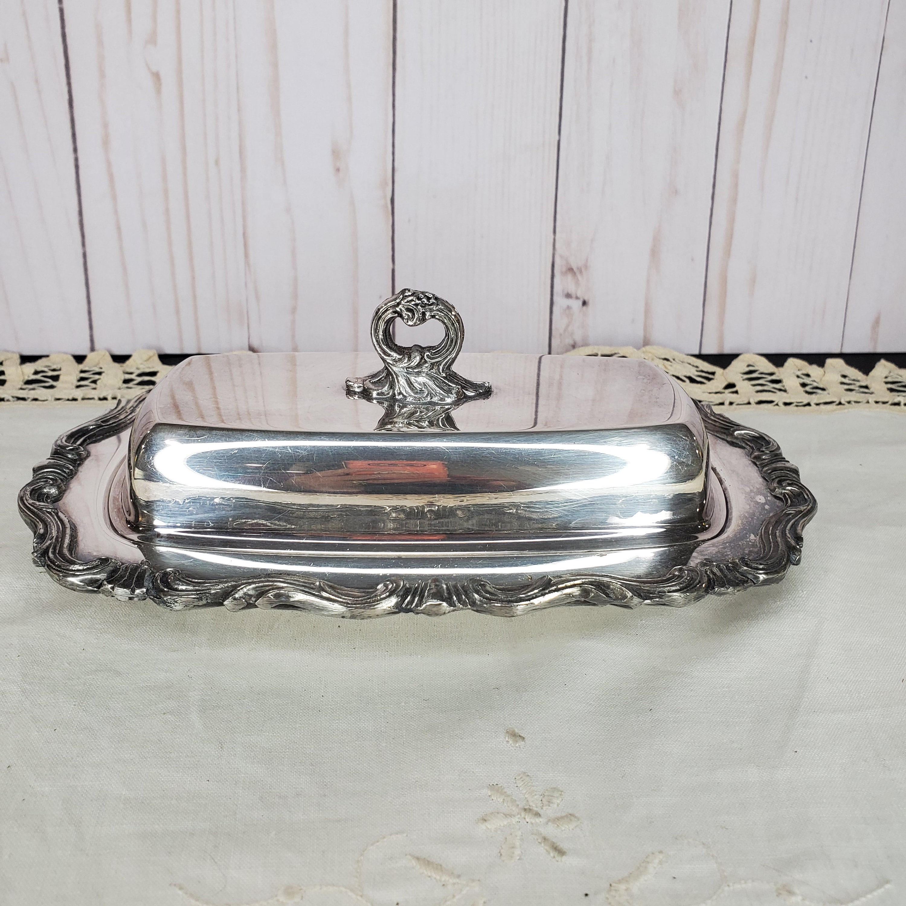 Butter Dish Silver Plate by FB Rogers 1959X Pattern - Etsy