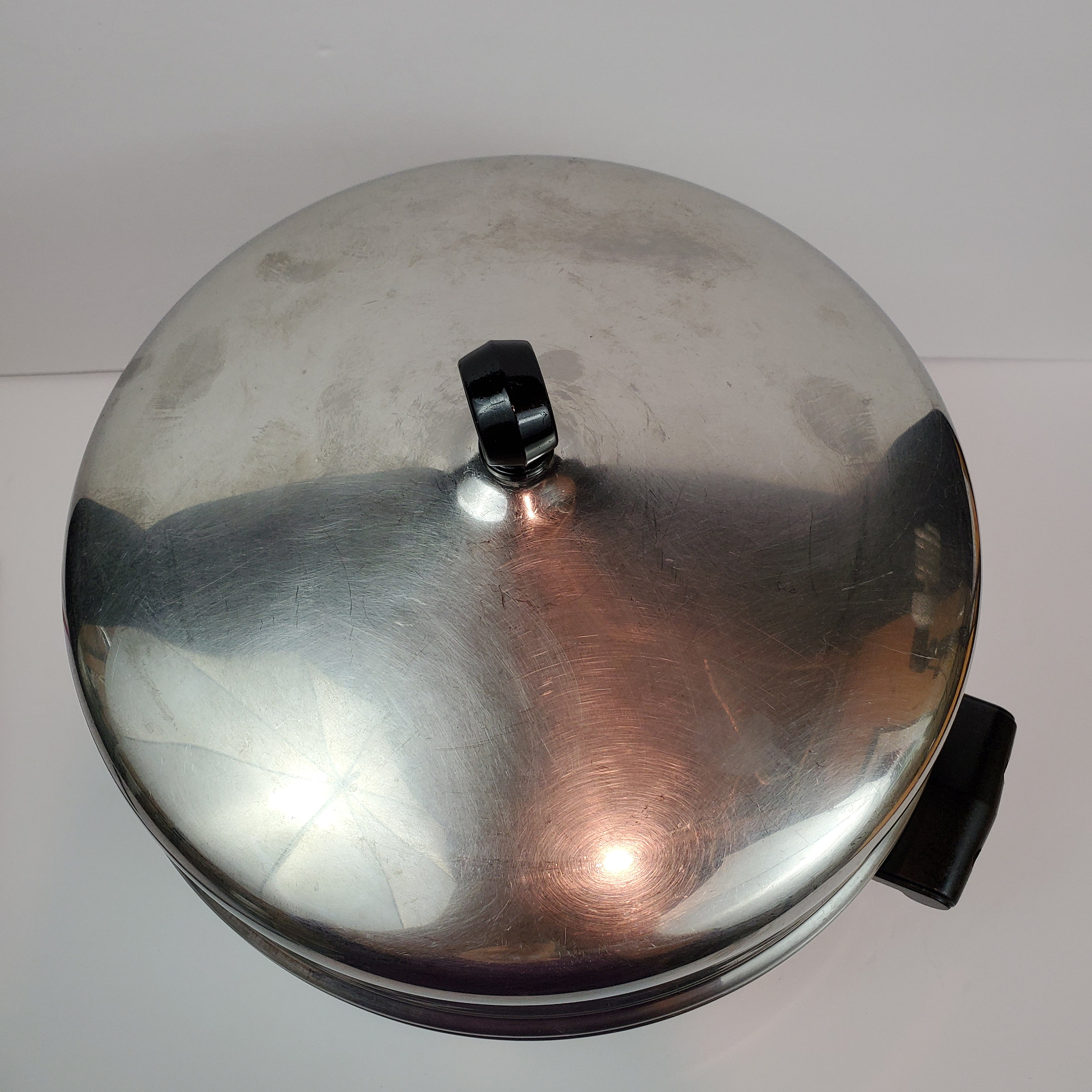 VTG Farberware 6 Quart Sauce Pot W Domed Lid Aluminum Clad Stainless Steel  Made in the USA Made to Last 6 Qt. 