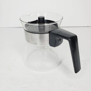 Vtg Pyrex Hot Water Pot w / Coperchio 2 Tazza No 7802C Made in USA