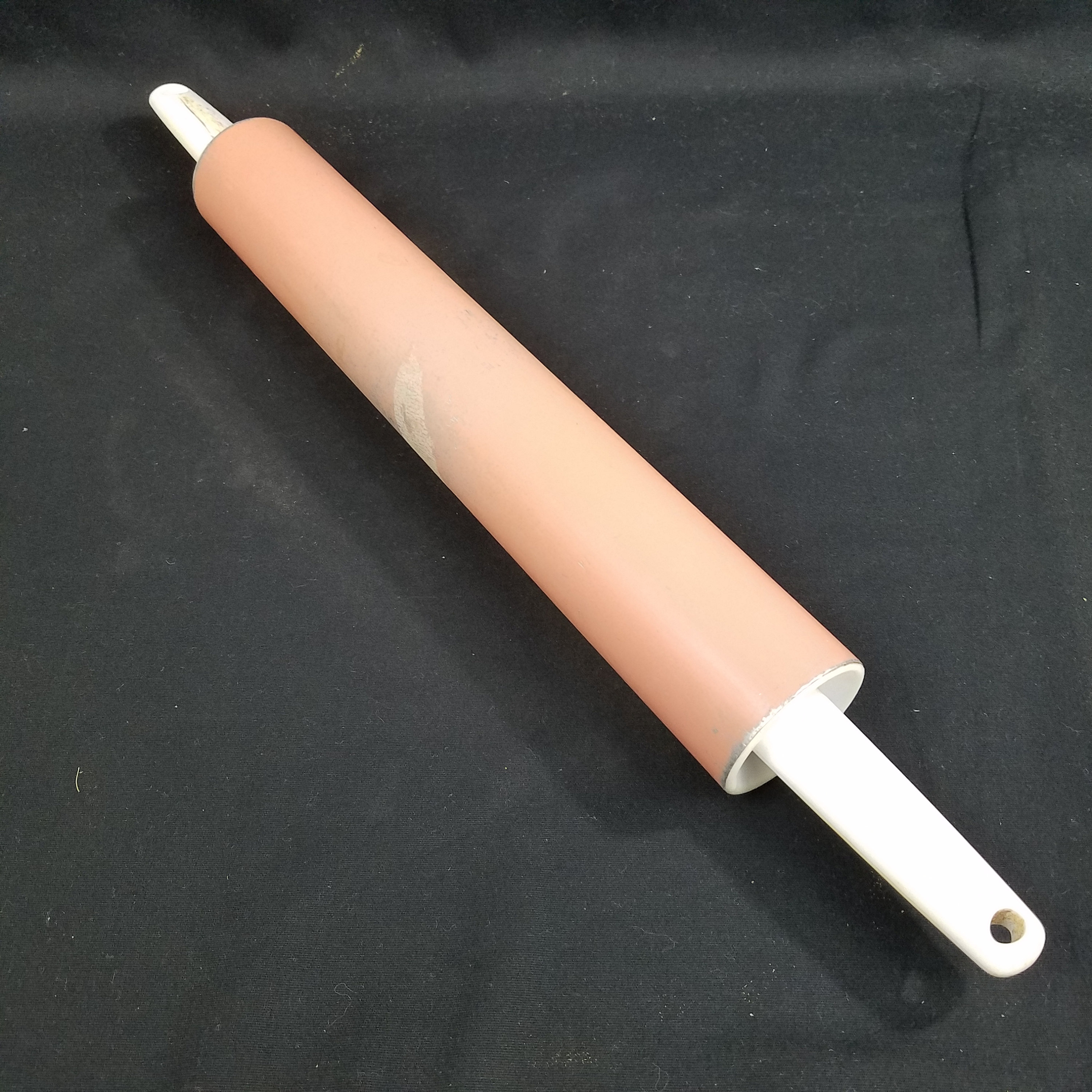 Large Metal Rolling Pin Plastic Handles 19 long Etsy