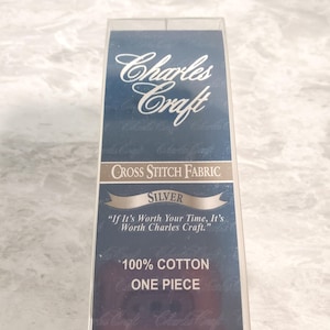 Tela para punto de cruz Charles Craft Aida de 14 ct, 100 % algodón