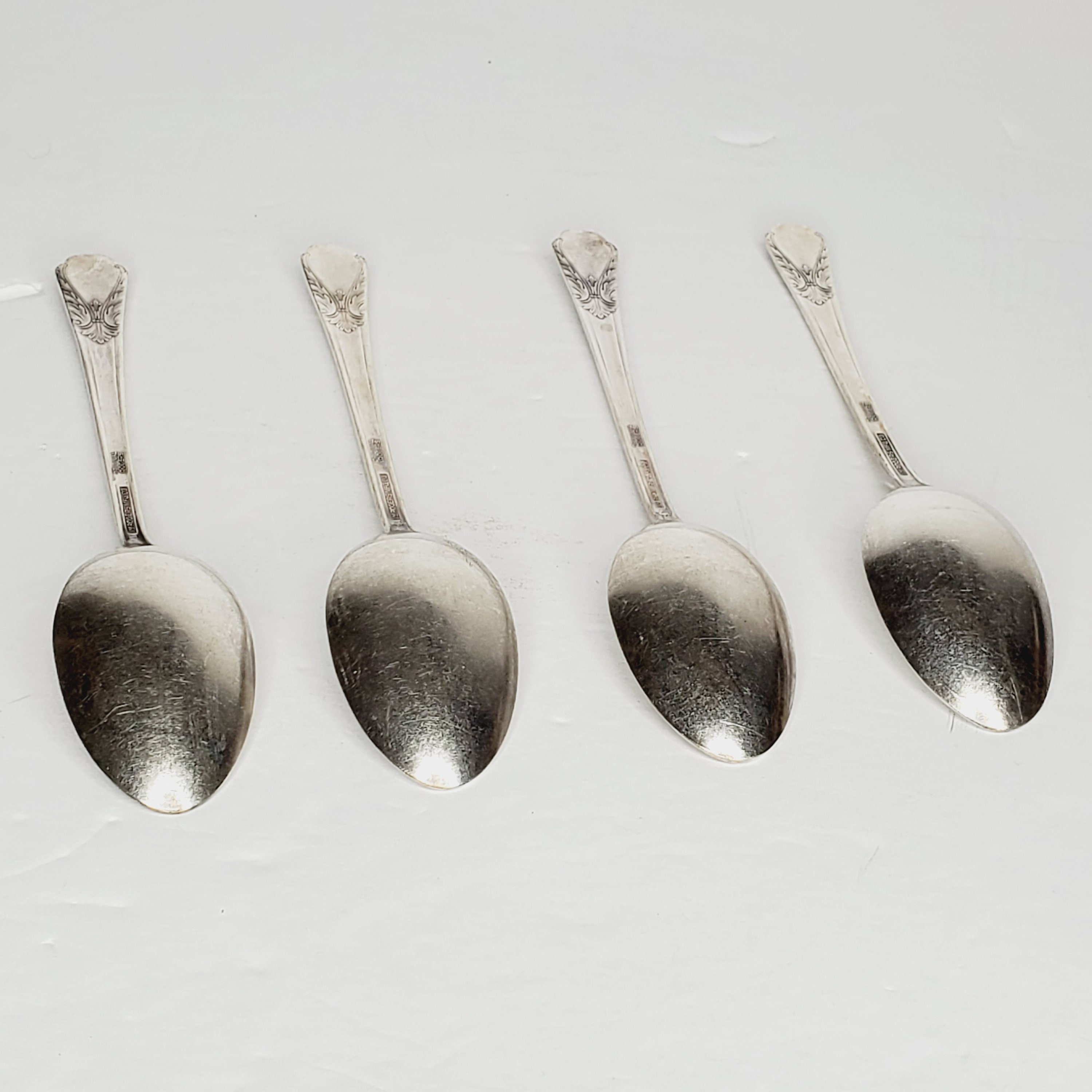 【Wm Rogers】 Avalon Cabin クリームソーダスプーン 6本 1940 International Silver Wm Rogers Avalon / Cabin Pattern 4