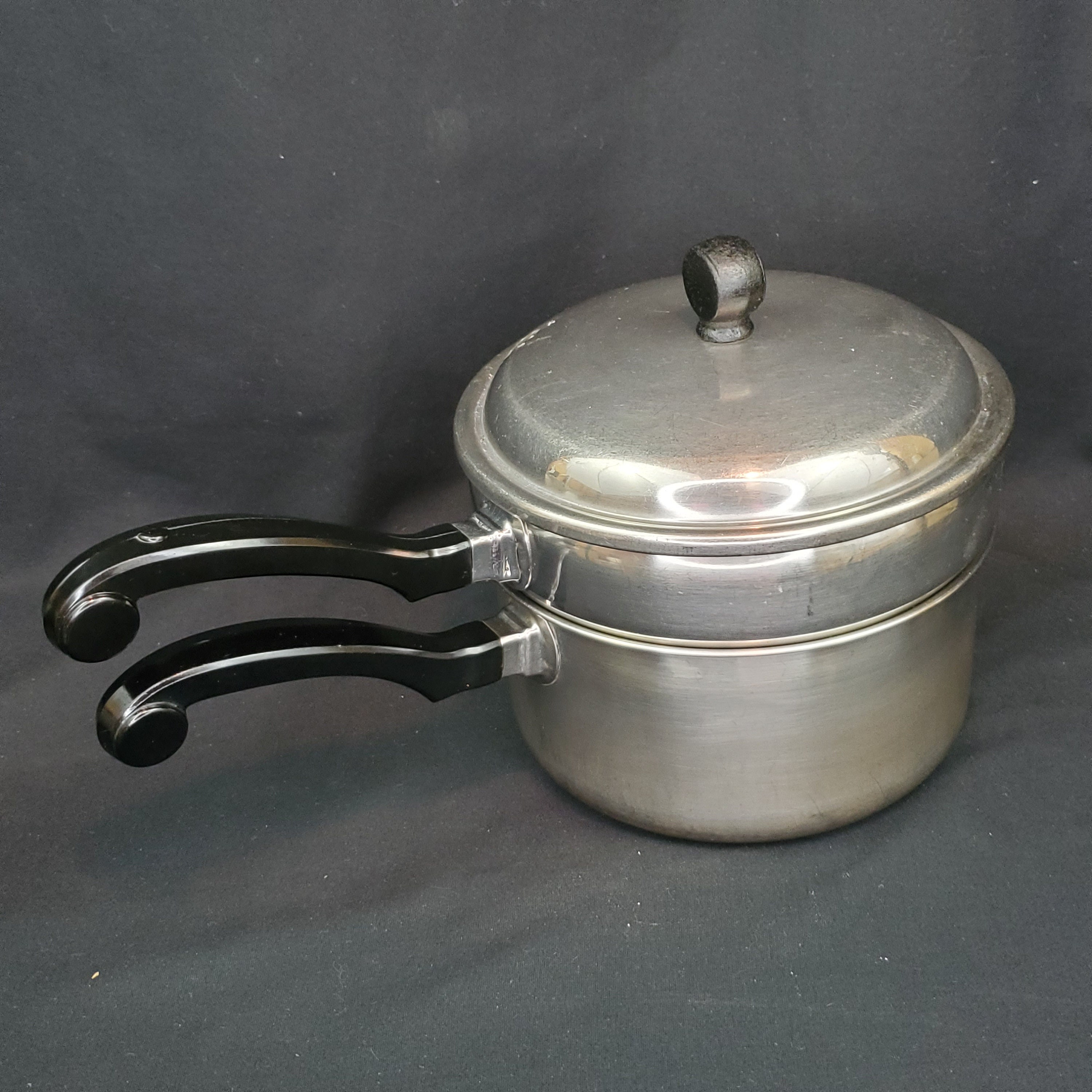 Vintage Hibbard Double Boiler Pot/farmhouse Kitchen/shabby 
