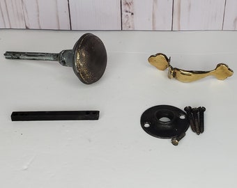 Vintage Metal Door Knob and Odd Parts