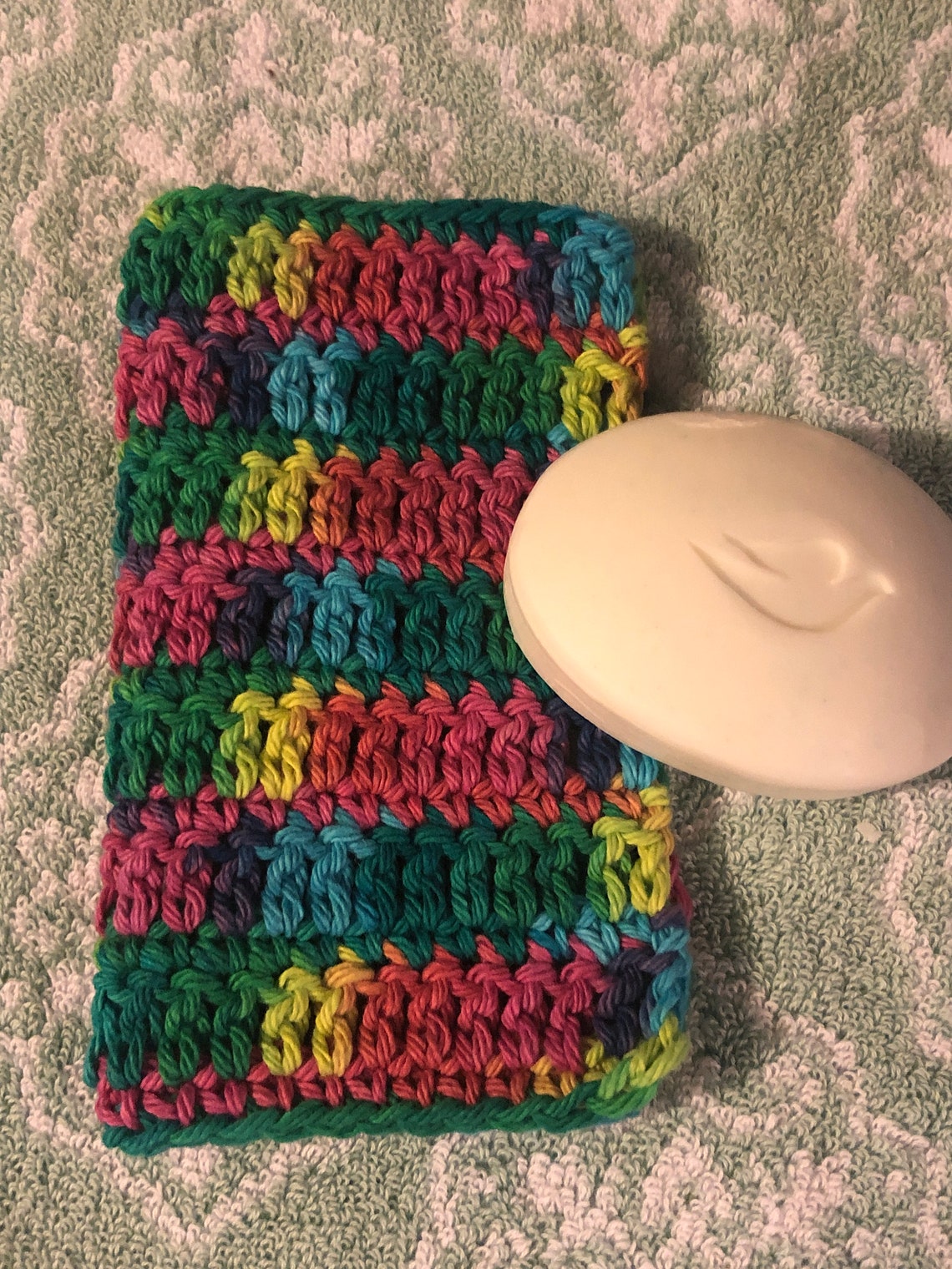 Washcloth Pot holder Trivet Dish Cloth Cotton Washcloth Etsy