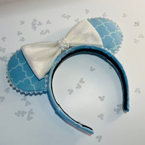 Princess Cinderella Inspired Mickey Ears, Minnie Ears, Headband