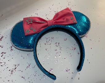 Fairy Godmother Inspired Mickey Ears , Minnie Ears, Headband