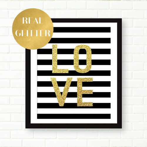 Set of 5 Printable Wall Art Set Geometric Prints Black and | Etsy