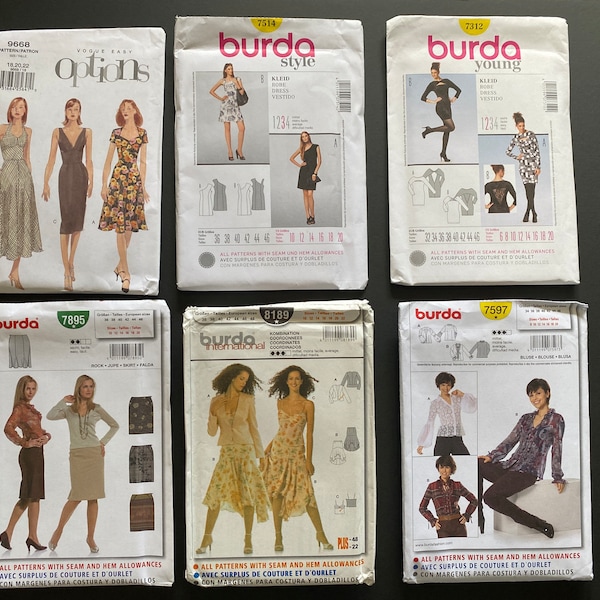 Motif | Burda 7514 | Burda 7312 | Burda 8189 | Burda 7895 | Burda 7306 | Burda 8226 | Canada