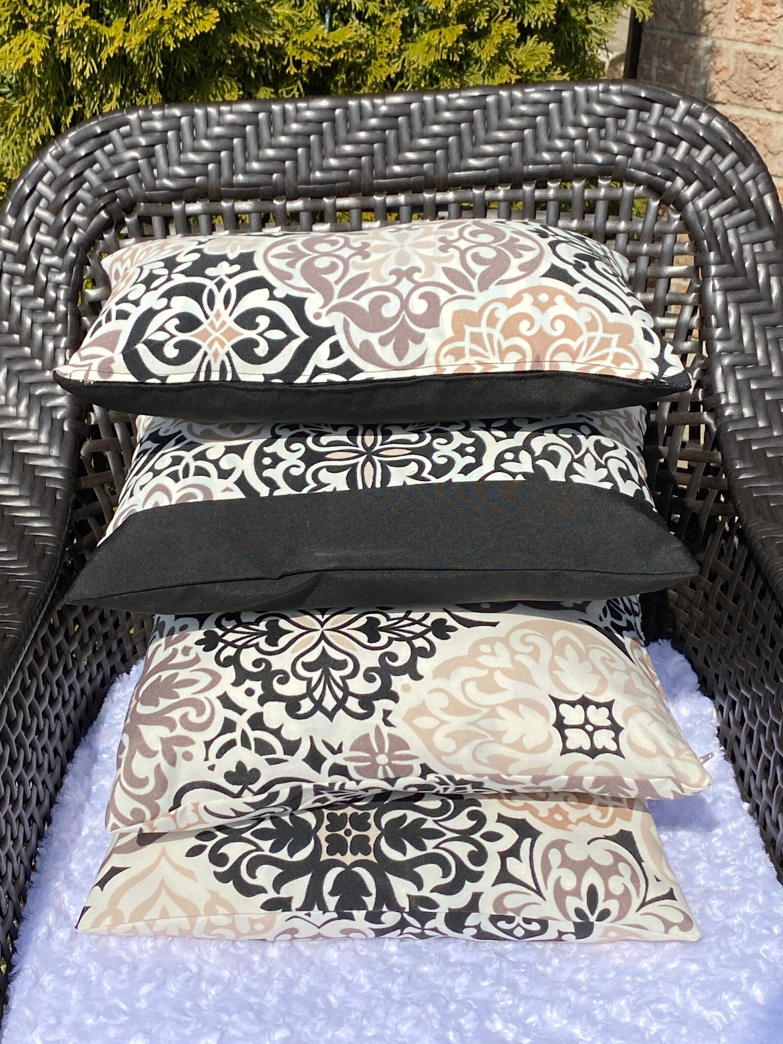 Outdoor cushion covers Outdoor decor for patio set Summer Etsy