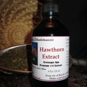 WEISSDORN EXTRAKT / TINKTUR 1:4 Organische Beere, Blume, & Blatt Wunderbare Qualität!