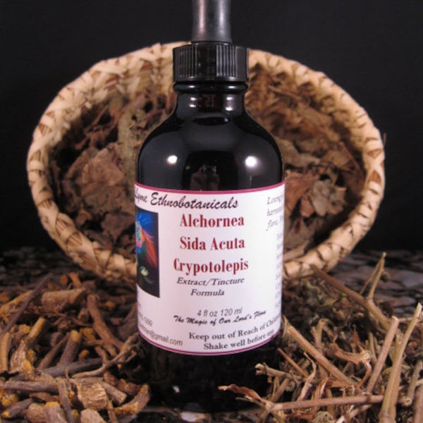 CRYPTOLEPIS, Alchornea, Sida Acuta 1:4 Extract / Tincture CSA Formula Professioanal Grade