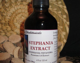 Extrait/Teinture de STEPHANIA TETANDRA 1:4 de qualité professionnelle biologique Stephania sûr