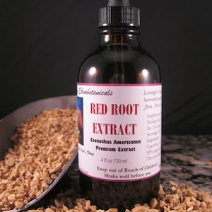 RED ROOT 1: 4 Extrakt / Tinktur Bio Ceanothus Americanus Lymph reinigen Beste Verfügbare