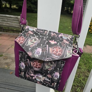 Dark Aesthetic Brontide Purse | Gothic Handmade Crossbody Bag
