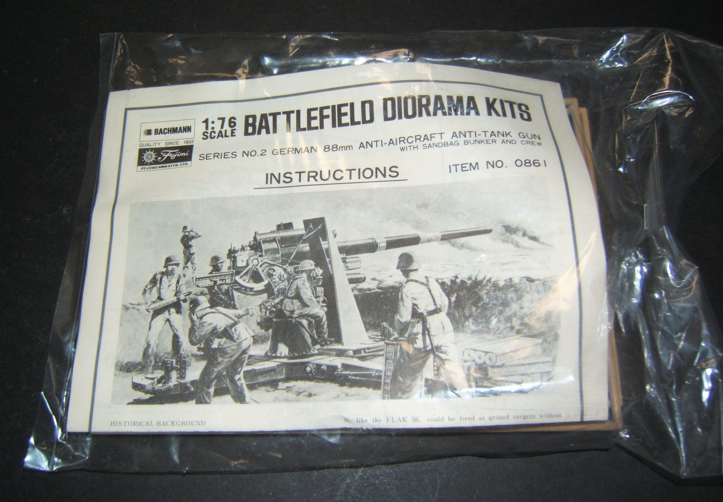 Fujimi 1/76 - Kit Maquette Soldats Infanterie Allemande N°1 - Plastique - Occasion