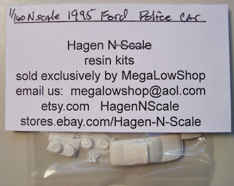 1/160 N Scale 1995 Ford Crown Vic Police Car resin kit