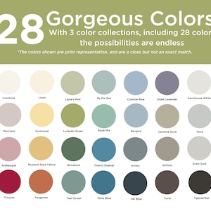 Miss Mustard Seed&#39;s Milk Paint / 28 Colors / SAMPLE~PINT~QUART / Furniture and Decor Paint