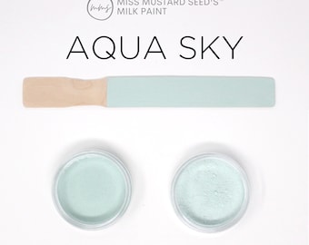 Miss Mustard Seed's Milk Paint / AQUA SKY / Blue-Green Furniture and Decor Paint
