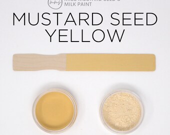 Miss Mustard Seed's Milk Paint / MUSTARD SEED YELLOW / Yellow Furniture and Decor Paint