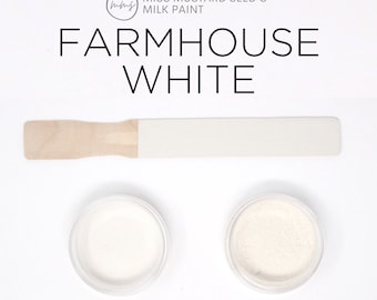 Miss Mustard Seed's Milk Paint / FARMHOUSE WHITE / White Furniture and Decor Paint