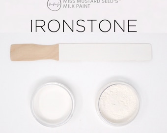Miss Mustard Seed's Milk Paint / IRONSTONE / White Furniture and Decor Paint