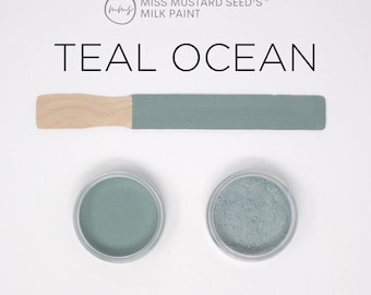 Miss Mustard Seed's Milk Paint /  TEAL OCEAN / Teal Blue Furniture and Decor Paint
