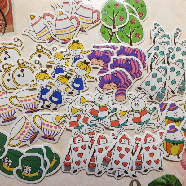 Alice Flake Stickers from Japan