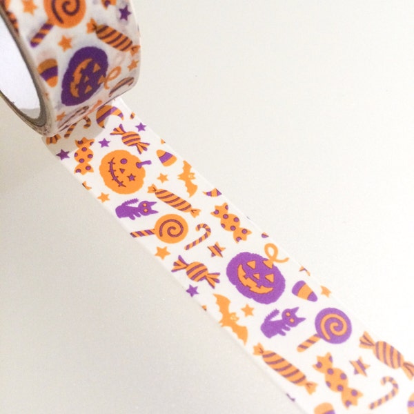 Halloween Paper Tape - Candy and Pumpkins