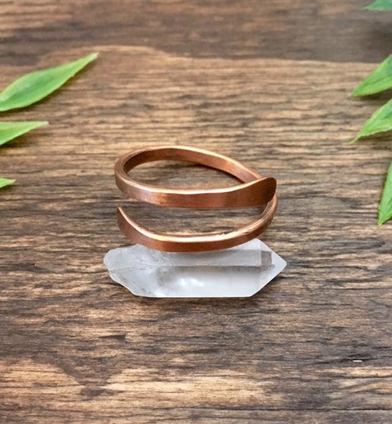 Copper Ring Copper Band Copper Jewelry Minimalist Ring Etsy