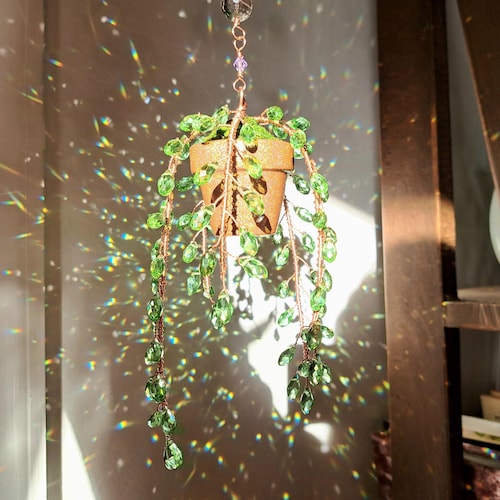 The Original Forever Succulent, Beaded Plant Suncatcher, Crystal Plant  Decor - Etsy