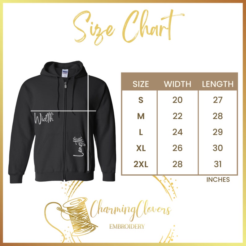 Full-Zip Hoodie Custom Embroidered Roman Numeral Date Initials on Sleeves Couple's Full-Zip Hoodie image 6