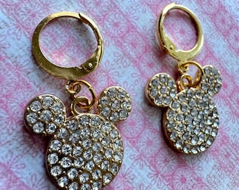 Bling Mickey stitch markers