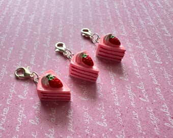 strawberry shortcake stitch markers