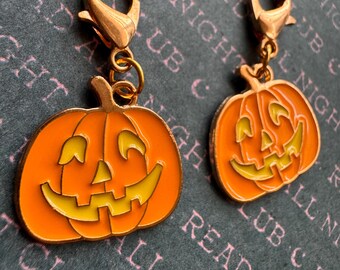 Halloween Pumpkin Stitch Markers