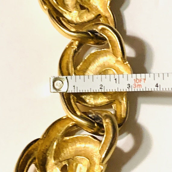 Vintage Anne Klein Infinity Love Knot Collar Neck… - image 7