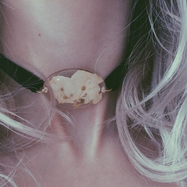 Pressed Wildflower Choker