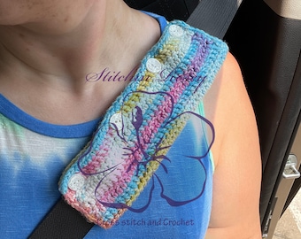 Seat Belt Cover Crochet Pattern