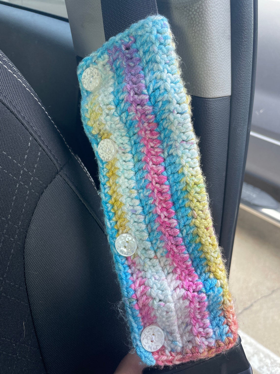 Seat Belt Cover Crochet Pattern Etsy