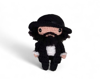 Figura iconica all'uncinetto Singer da 10 cm (4 pollici) con opzione portachiavi