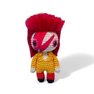 Bambola Glam Rock da 10 cm (4 pollici) con portachiavi opzionale immagine 2