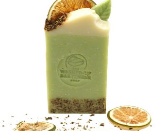 Handmade Palm-Free Bar Soap – Muddled Mojito Scent, Small Batch