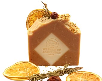 Handmade Palm-Free Bar Soap – Rosemary Old Fashioned Scent, Small Batch